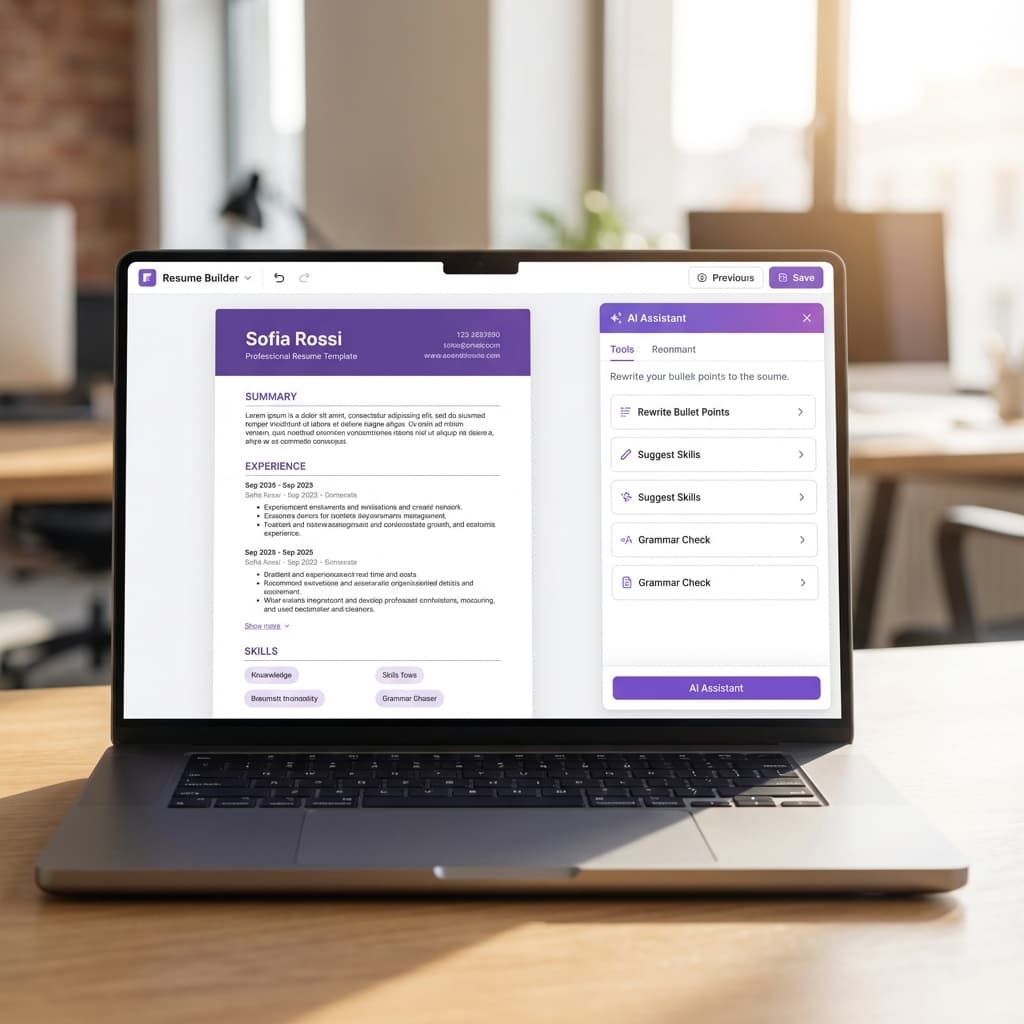 AI Resume Builder Preview